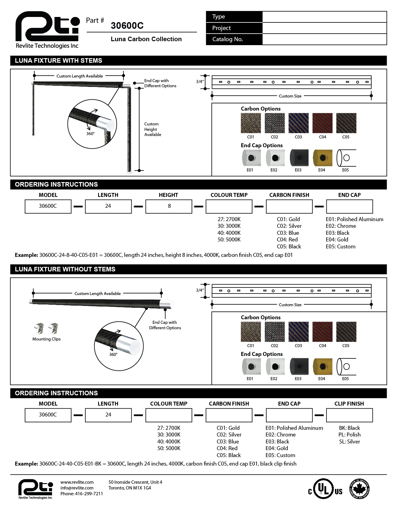 Cut Sheet Design For Revlite Technologies Inspiring Design
